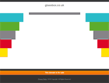 Tablet Screenshot of glassbox.co.uk